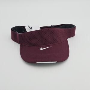 NEW Nike Adult Unisx VISOR AeroBill Adjustable XL Lightweight Golf Tennis MAROON